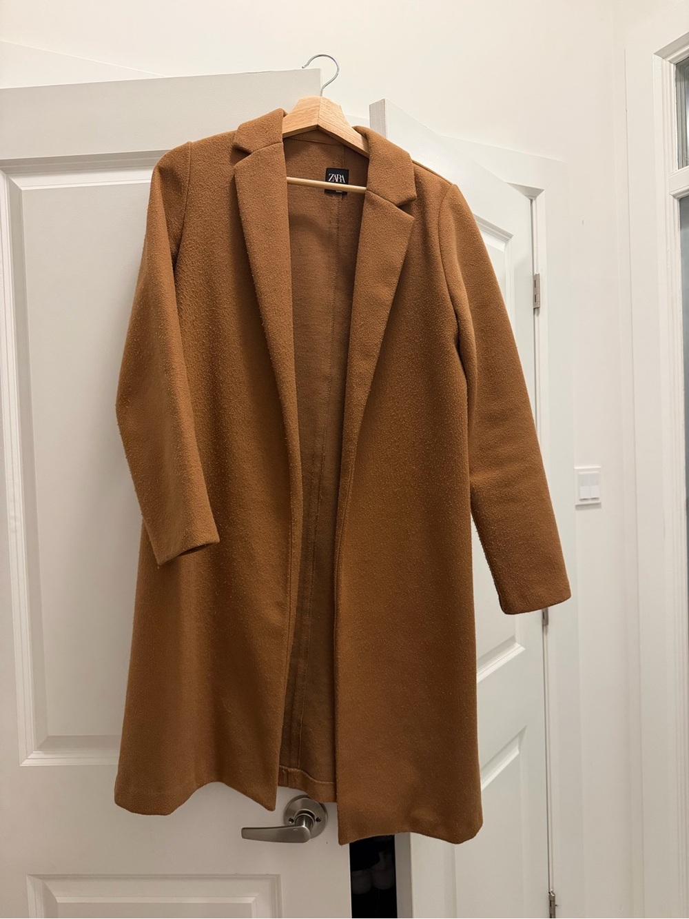 Zara Tan Camel Trench Coat